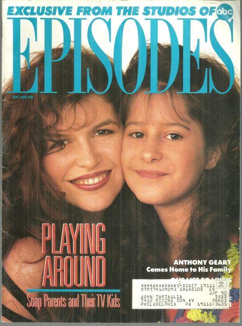 Episodes ABC Soaps Magazine May/June 1991 Anna and Robin from GH on Cover