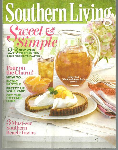 Southern Living Magazine May 2011 Sweet and Simple On Cover