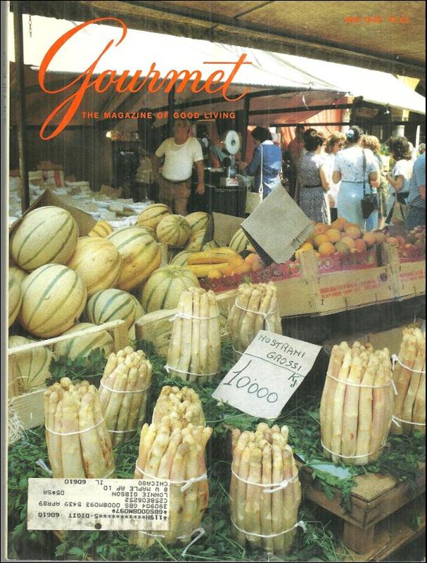 Gourmet Magazine May 1988 Padua's Piazza delle Erbe, Italy On Cover