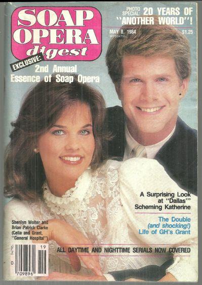 Soap Opera Digest Magazine May 8, 1984 Sherilyn Wolter and Brian Patrick Clarke