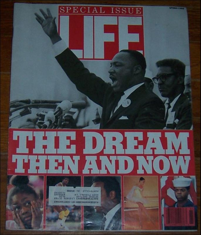 Life Magazine Special Issue Spring 1988 The Dream Then and Now on the Cover