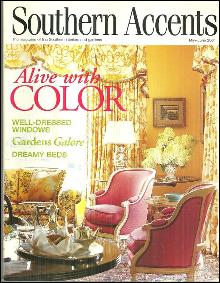 Southern Accents Magazine May-June 2001 Alive With Color on Cover