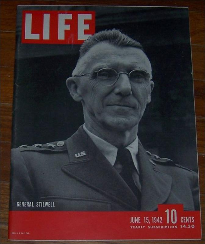 Life Magazine June 15, 1942 General Joseph Stilwell on Cover World War II Issue