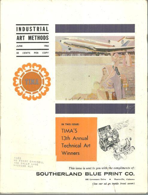 Industrial Art Methods Magazine June 1966 TIMA 13th Annual Technical Art Winners
