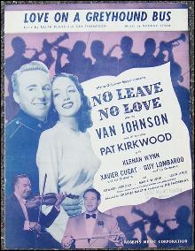 Love on a Greyhound Bus From No Leave, No Love Starring Van Johnson 1945 Music