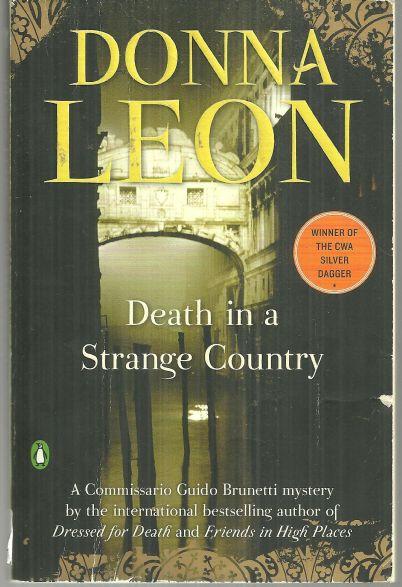 Death in a Strange Country by Donna Leon Commissario Guido Brunetti Mystery 2008