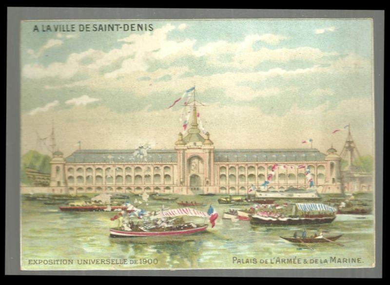 Victorian Trade Card for Ville de Saint Denis Exposition Unversellie de 1900