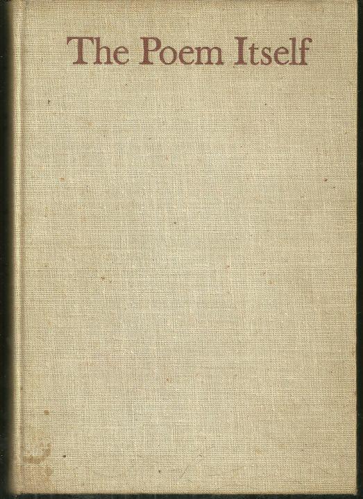 Poem Itself 45 Modern Poets in a New Presentation edited by Stanley Burnshaw