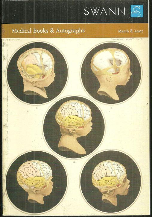 Swann Galleries Medical Books and Autographs, Sale 2107, March 8, 2007