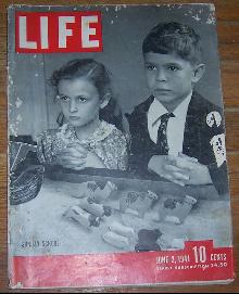 Life Magazine June 2, 1941 World War II Issue Sunday School on cover