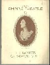Playbill Katharine Cornell in the Barretts of Wimpole Street, November 30, 1931