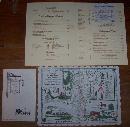 Vintage Menu for Heritage House, Bennington, Vermont