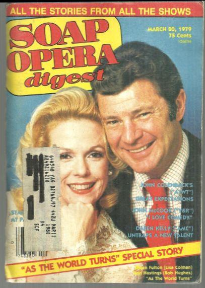 Soap Opera Digest March 20, 1979 Eileen Fulton and Don Hastings From ATWT Cover