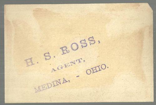 Victorian Trade Card For Sewing Machine Co. Cleveland, Ohio with Boy and His Dog
