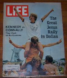 Life Magazine June 30, 1972 Great Jesus Rally in Dallas on cover