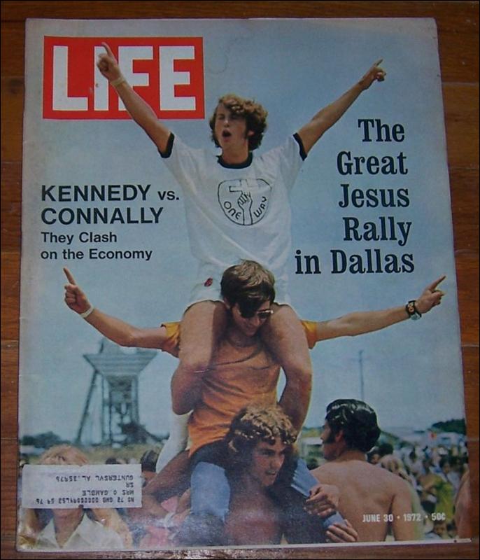 Life Magazine June 30, 1972 Great Jesus Rally in Dallas on cover