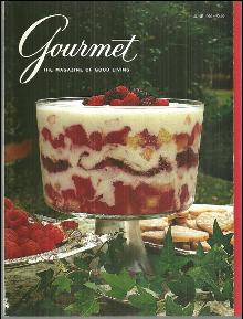 Gourmet Magazine June 1992 Apricot Berry Trifle on Cover