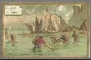 Victorian Trade Card for Chocolat de la Cie Francaise with Fisherman Normandie