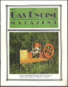 Gas Engine Magazine July 1991 Associated Hired Man Engine on Cover