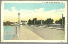 intage Postcard of Yazoo River Bridge, Greenwood, Mississippi