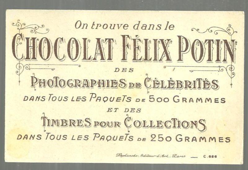 Victorian Trade Card for Chocolat Felix Potin, France Rooster with Dog