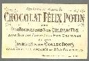 Victorian Trade Card for Chocolat Felix Potin, France Rooster with Dog