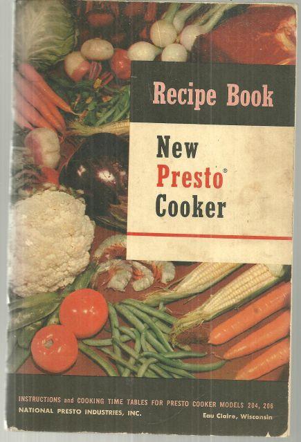 New Presto Cooker Recipe Book Instructions and Recipes 1954 Booklet