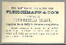 Victorian Trade Card for Fleischmann and Co.' s Yeast with Dancing Couple