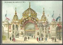 Victorian Trade Card for Ville de Saint Denis, Paris Palais de Des Mines