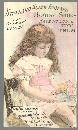 Victorian Trade Card For Standard Screw Fastened Boots and Shoes School Girl