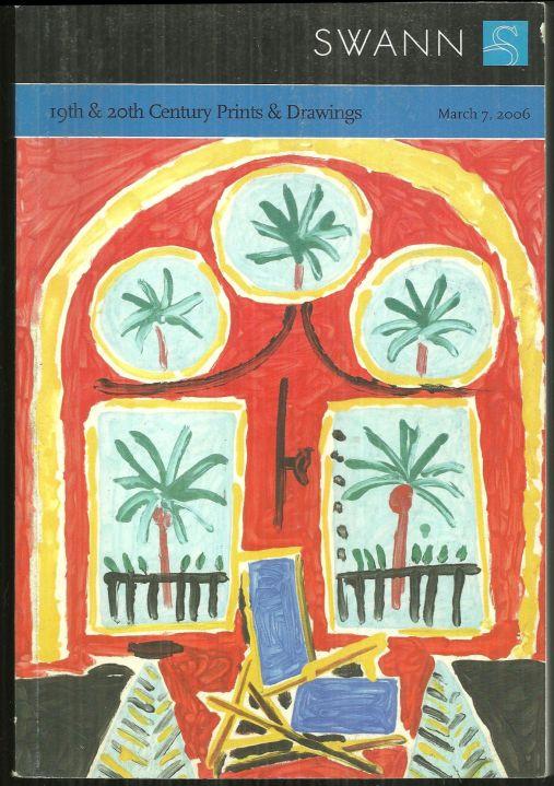 Swann Galleries 19th & 20th Century Prints & Drawings, Sale 2070, March 7, 2006