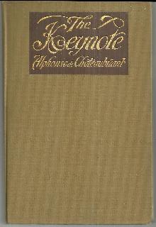 Keynote (Monsieur Des Lourdines) by Alphonse De Chateaubriant 1912