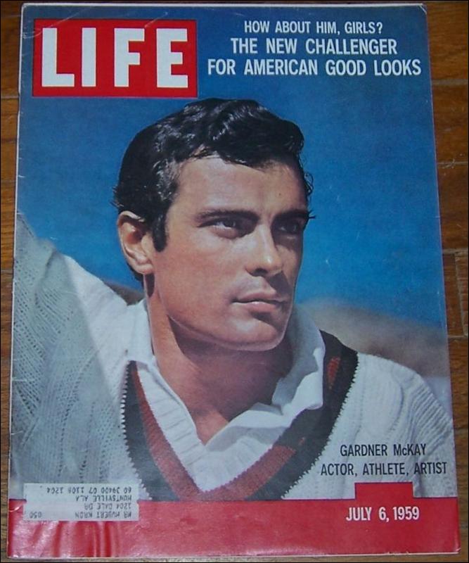 Life Magazine July 6, 1959 Gardner McKay, Actor, Athlete Artist on cover