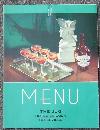 Vintage Menu From The Jug Restaurant, Hotel Lincoln, Belleville, Illinois