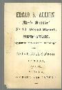 Victorian Trade Card for Edgar S. Allien Men's Outfitter Sailor Dancing La Gigue