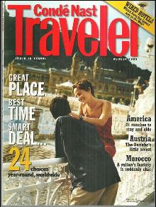 Conde Nast Traveler Magazine August 1999 San Sebastian, Spain on the Cover