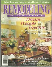 Remodeling Ideas for Your Home Summer 1997 Sunny Haven in a Former Garage Cover