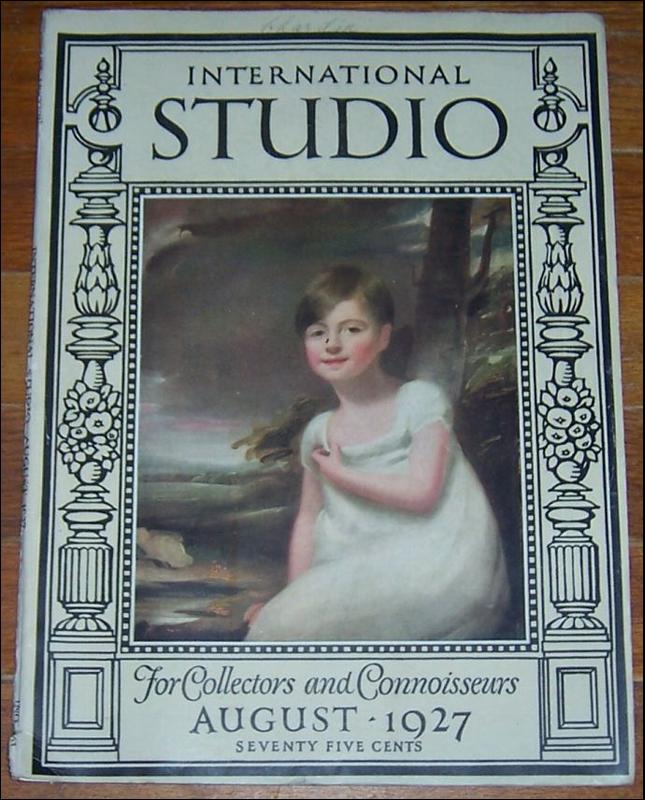 International Studio Associated with Connoisseur Magazine August 1927 Stoneware
