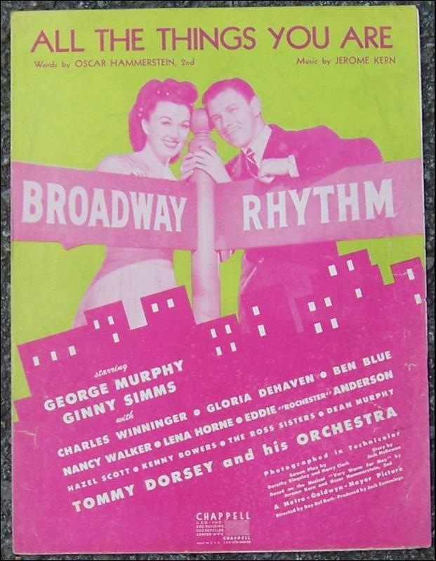All the Things You Are George Murphy, Ginny Simms and Tommy Dorsey 1944 Music