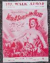 I'll Walk Alone From Song in My Heart starring Susan Hayward 1946 Sheet Music