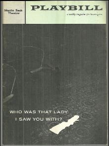 Playbill Peter Lind Hayes and Mary Healy in Who Was That Lady I Saw You With