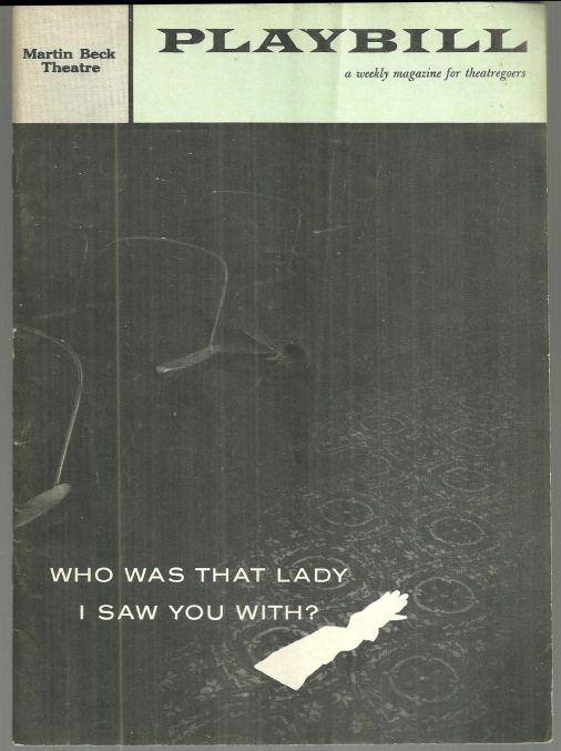 Playbill Peter Lind Hayes and Mary Healy in Who Was That Lady I Saw You With