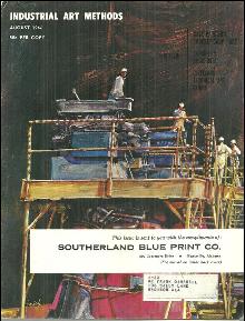 Industrial Art Methods Magazine August 1966 Rocket Shop Illustrations of Parrish