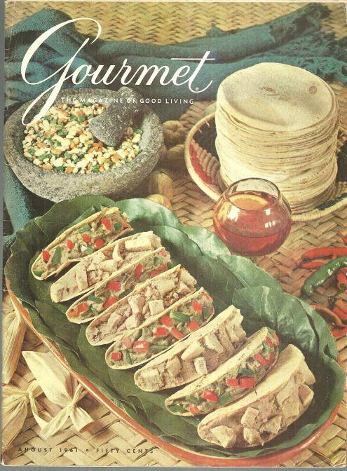 Gourmet Magazine August 1961 Mahrajan a Lebanese Picnic