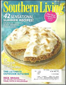 Southern Living Magazine August 2011 Our Best Lemon Pie Ever on Cover