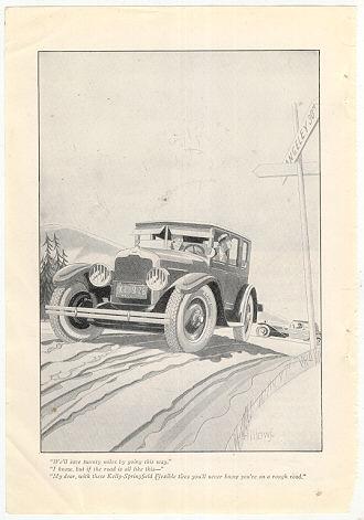 Kelly-Springfield Flexible Tires 1926 Advertisement