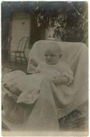 Baby in Christianing Gown Photo postcard