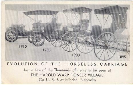 Harold Warp Pioneer Village Minden, Nebraska Postcard