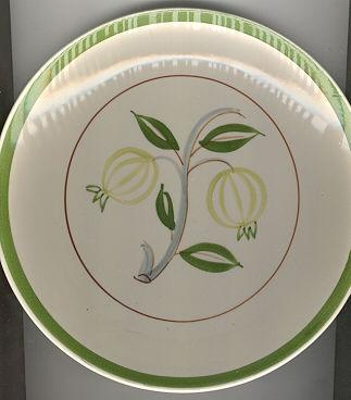 Blue Ridge Southern Pottery Forest Fruit Plate