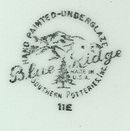 Blue Ridge Southern Pottery Forest Fruit Plate